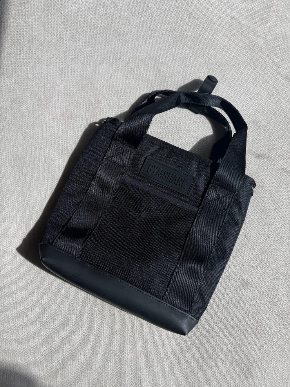 Gymshark Black Men's Compact Messenger Tote